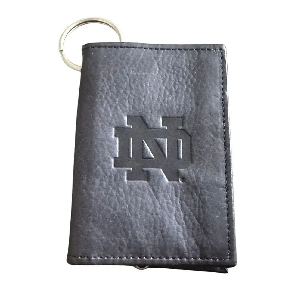 University of Notre Dame Leather ID Wallet Tag